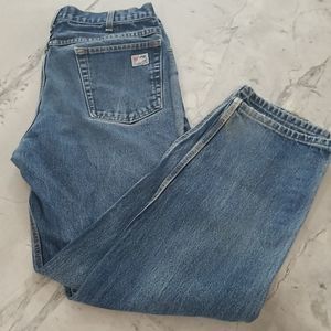 𝅺TYNDALL FR Flame Resistant denim blue jean, Rodeo Cut, size 35 x 32, M wash